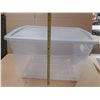 Image 2 : Clear Tote 60L. (14" X 22")