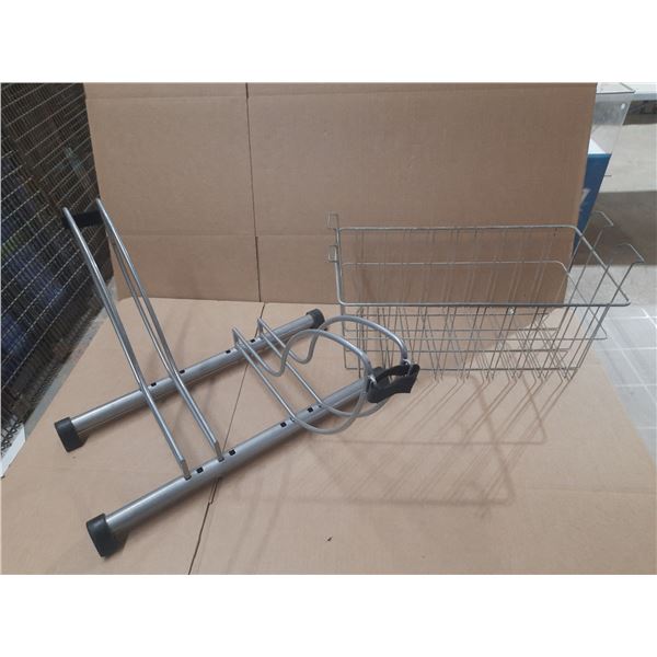 Cycle Stand and Large Basket.