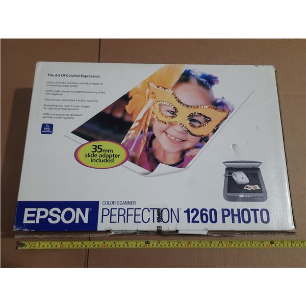 Epson Perfection 1260 Photo Color Scanner. (New)
