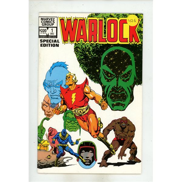 Marvel - 1982 Warlock #1 Special Edition Comic Book.
