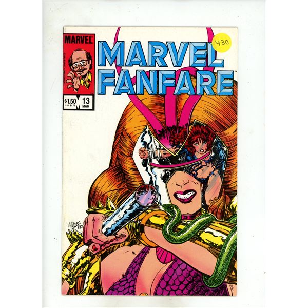 Marvel Fanfare Vol. 1 #13, published in March 1983.