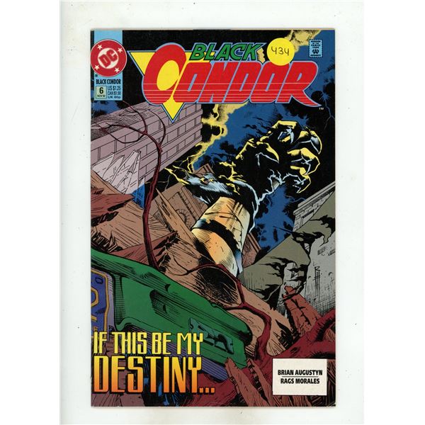 "Black Condor" Issue #6, published in November 1992 by DC Comics