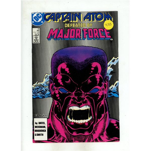 Captain Atom (Volume 2) #15, published by DC Comics in May 1988.