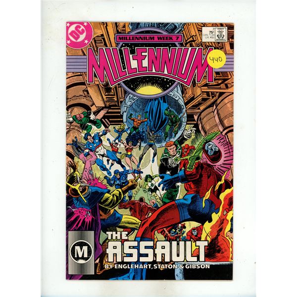 "Millennium Week 7" titled "The Assault", published by DC Comics in January 1987.