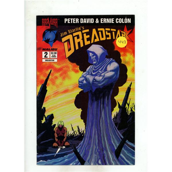 "Jim Starlin's Dreadstar" issue number 2, published by Malibu Comics.
