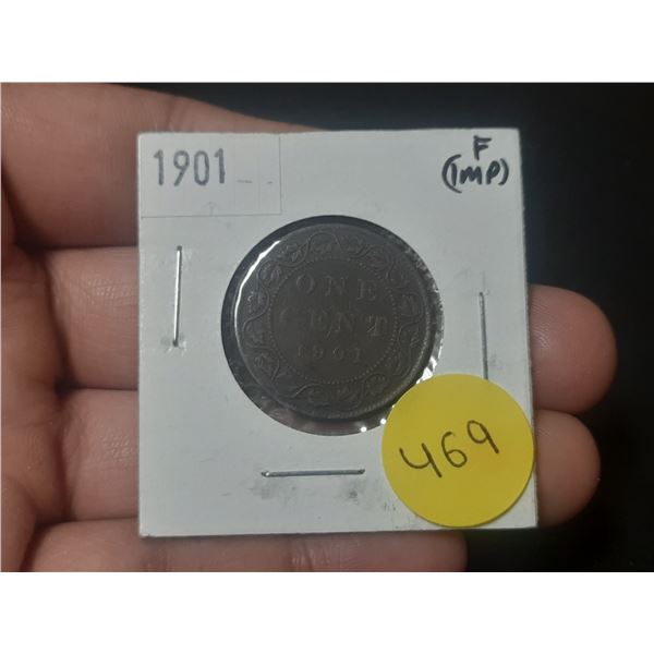 1901 Canada Large One Cent.