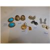 Image 2 : MOSTLY MARKED COSTUME JEWELLRY EARINGS AND MONET PENDANT