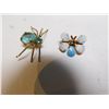 Image 1 : VINTAGE SPIDER AND BUTTERFLY BROACH