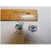 Image 2 : VINTAGE SPIDER AND BUTTERFLY BROACH