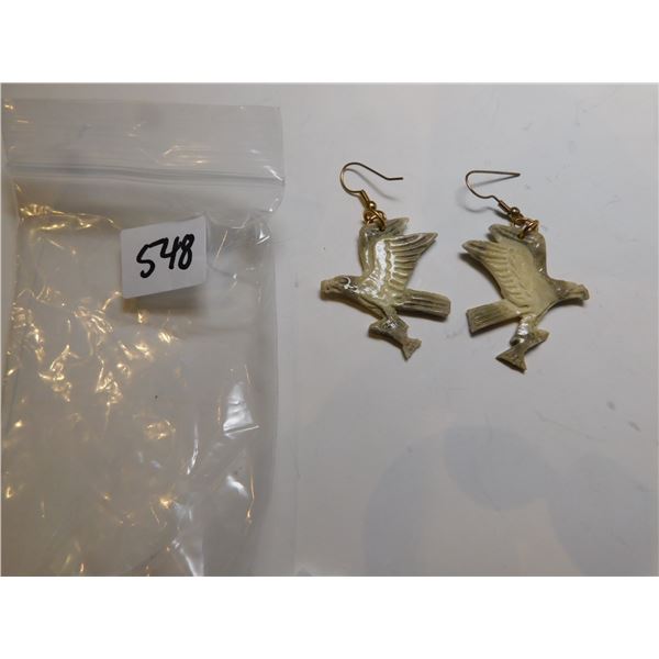 BONE/ANTLER EAGLE EARINGS