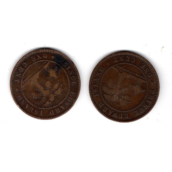 2-1871 PRINCE EDWARD ISLAND ONE CENT