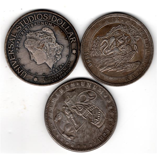 UNIVERSL STUDIOS, ANGEL/ DEMON AND KNIGHT’S TEMPLAR HOBO FANTASY DOLLARS