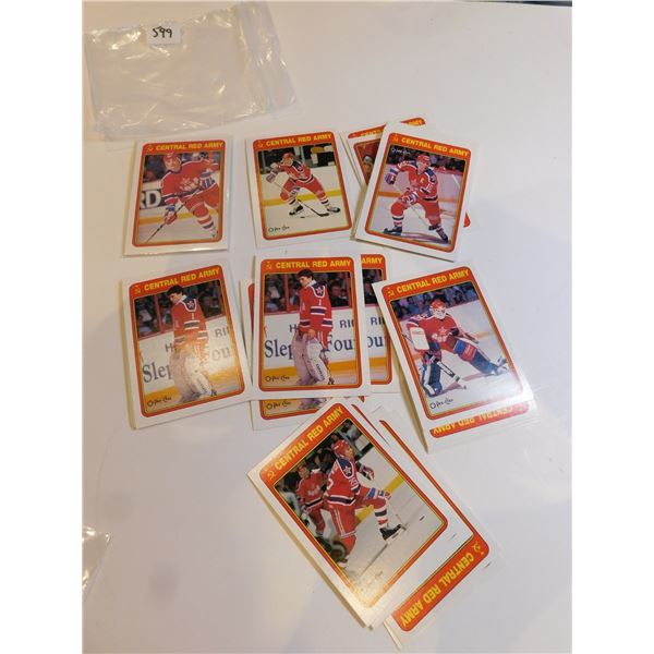 CENTRAL RED ARMY HOCKEY INSERT CARDS