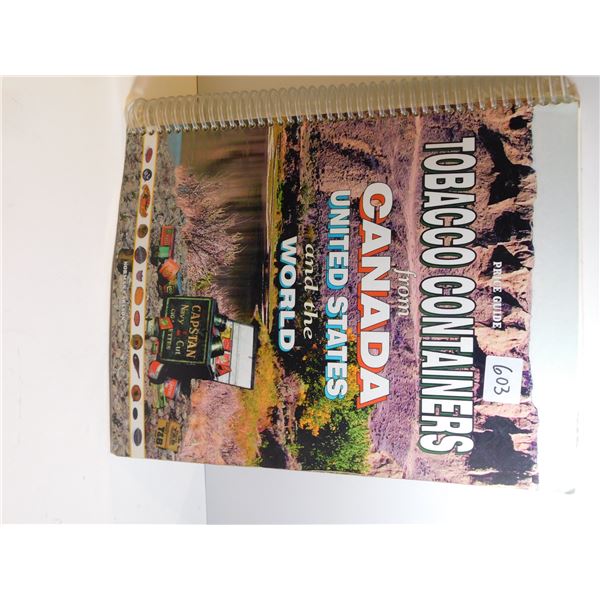 TABACCO CONTAINERS PRICE GUIDE