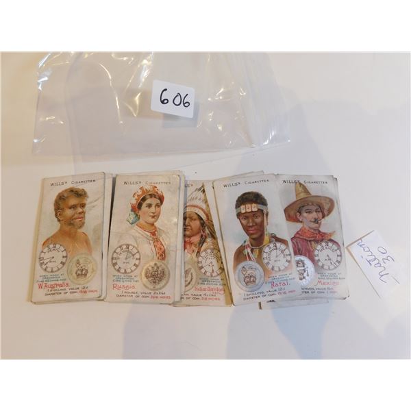 WILLS’S ANTIQUE CIGARETTE CARDS, NATIONS