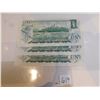 Image 2 : 3-CONSECUTIVE 1973 DOLLAR BILLS UNC