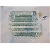 Image 2 : 4-CONSECUTIVE 1973 ONE DOLLAR BILLS UNC