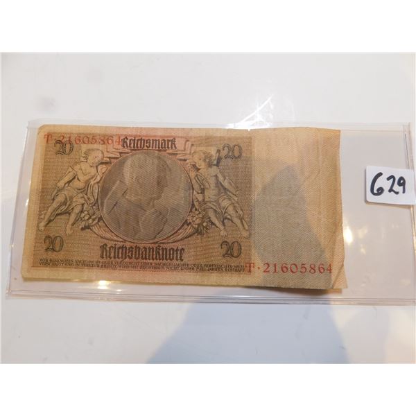 1929 20 MARK BILL