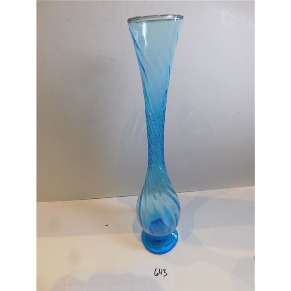 JAPAN BLUE SWIRL, BUD VASE