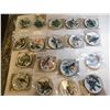 Image 1 : 18-FRANKLIN MINT PORCELIN MINI PLATES, SONGBIRDS OF THE WORLD