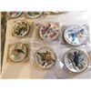 Image 4 : 18-FRANKLIN MINT PORCELIN MINI PLATES, SONGBIRDS OF THE WORLD
