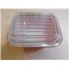 Image 3 : PYREX RED ONE POUND BUTTER DISH WITH LID