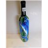 Image 1 : HAND PAINTED MARLIN ON A WINE BOTTLE