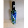 Image 2 : HAND PAINTED MARLIN ON A WINE BOTTLE
