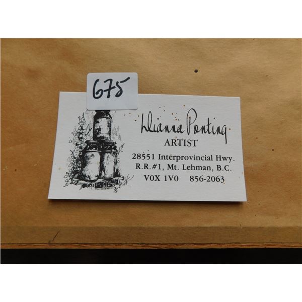 LANLEY TRAIN STATION PRINT BY DIANA PONTING