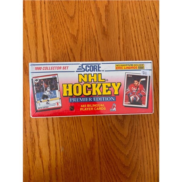 1990 Score Factory Sealed Hockey Card Set