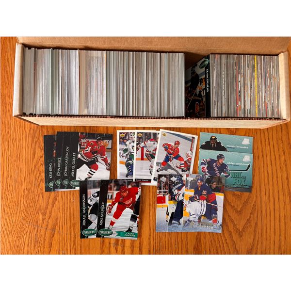 Box of Assorted Hockey Cards