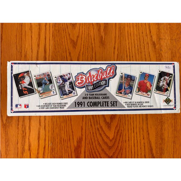 1991 Upper Deck Baseball - Factory Sealed Set