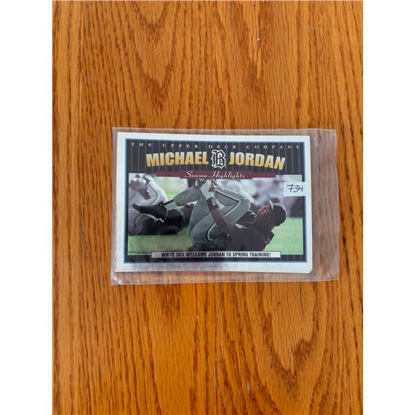 Michael Jordan - Season Highlights Baseball Card Set