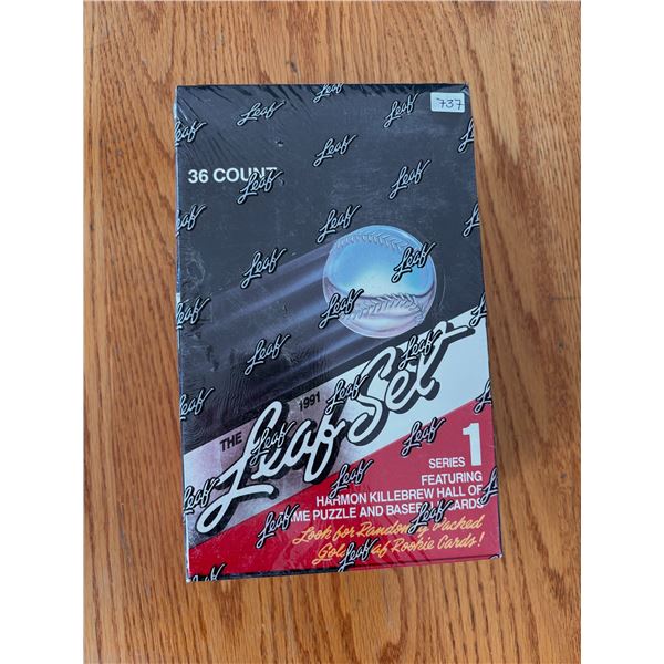 1991 Leaf Baseball (36 Sealed Unopened Packs)