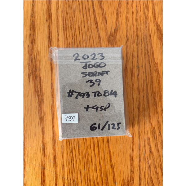 2023 Jogo Series 39 CFL Football Cards