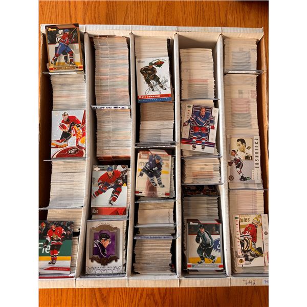 Large Box of Assorted Hockey Cards