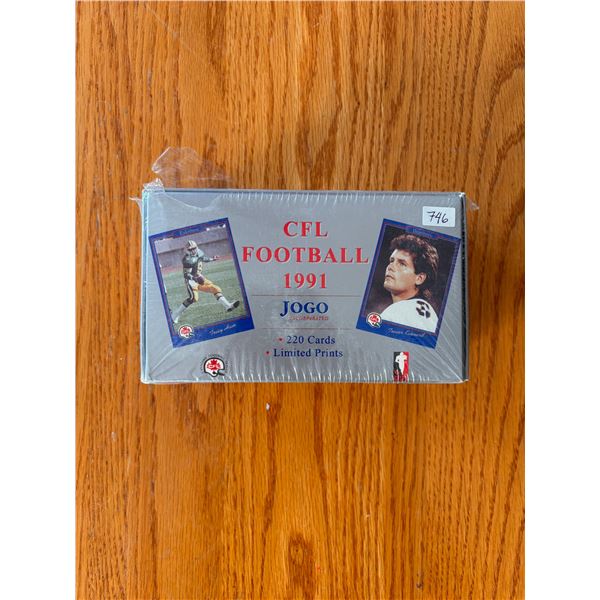 Factory Sealed 1991 Jogo Football Cards