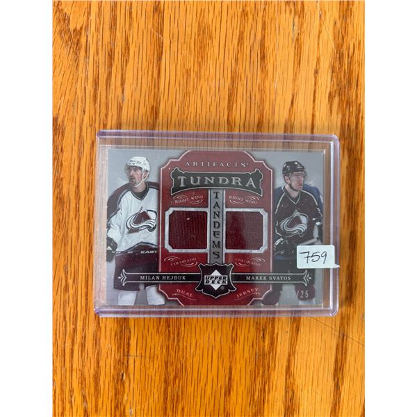 Hejduk / Svatos - Duel Jersey Card