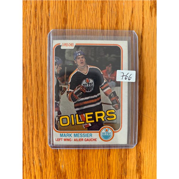 Mark Messier - 2nd Year Hockey Card