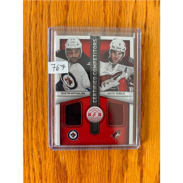 Byfuglien / Yandle - Duel Jersey Card