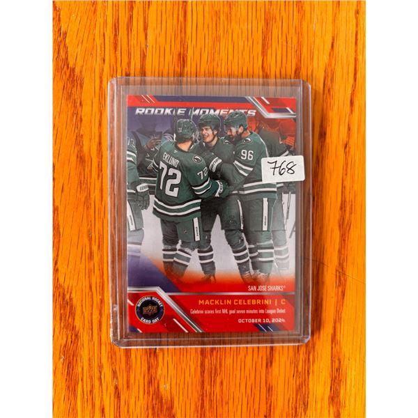 Macklin Celebrini - Rookie Card