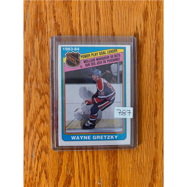 Wayne Gretzky - 1983-84 Power Play Goal Leader - Hockey Card