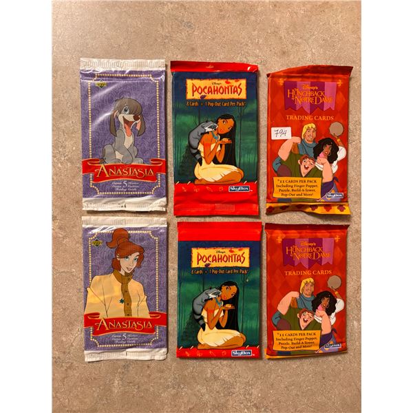 Comic Cards - 6 Unopened Packs