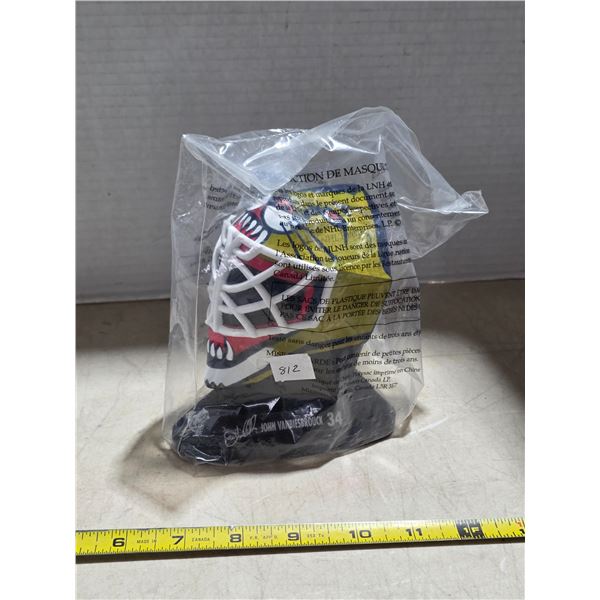 Mcdonalds hockey mask- sealed- John Vanbiesbrouck