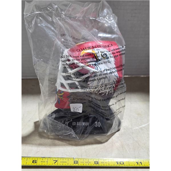 Mcdonalds hockey mask- sealed- Ed Belfour