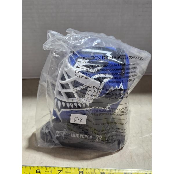Mcdonalds hockey mask- sealed- Felix potvin