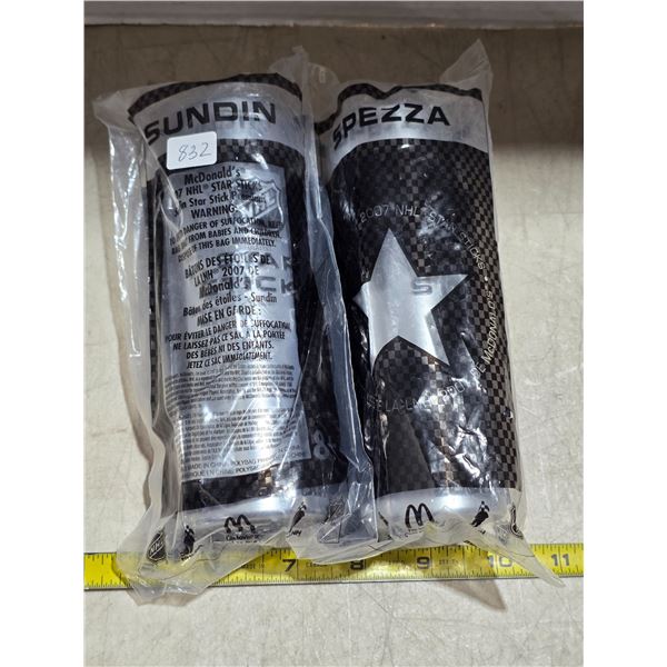Mcdonalds mini sticks, sundin and spezza