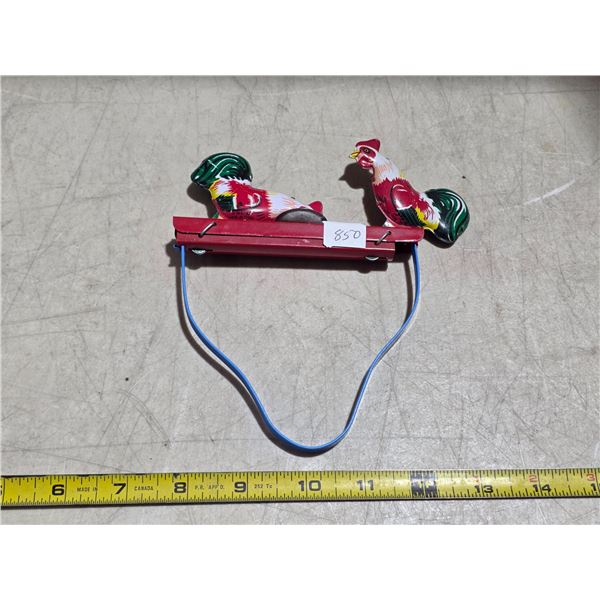 Vintage 1960's chicken pecker toy