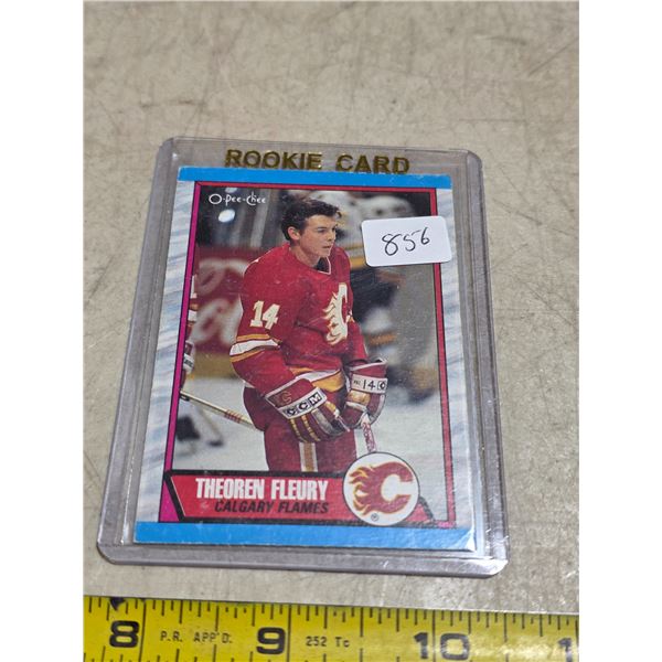 O-pee-chee theoren fleury hockey card