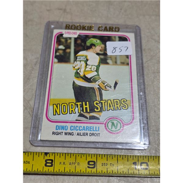 O-pee-chee Dino ciccarelli hockey card